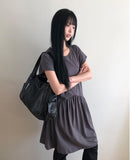 Warpee Short Sleeve Flare One Piece
