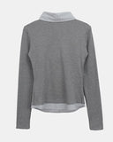 Sean Collar Shirt Layered T-shirt