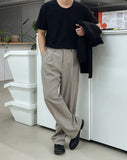 Dutz Layered U-Neck Short Sleeve T-shirt