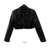 Taylor leather crop jk