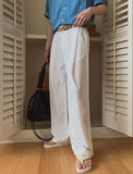 Howes One-Tuck Wide Slacks