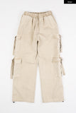 Bondage strap cargo banding pants
