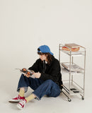 Solid Loose Collar Sweatshirt