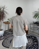 Noir check shirt