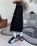 Hyde Button Bermuda Pants