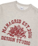 ROSE VARSITY SWEATSHIRT