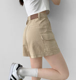 Pocket Cargo Feminine Cotton Shorts