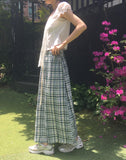 Yudo tie string puff short sleeve blouse