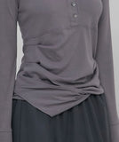 Asymmetrical Draped Hoodie