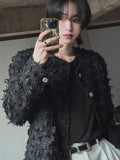 French tweed cropped jacket