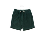 Maron Corduroy Banding Shorts