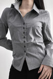 [ EEUN MADE] Slim-Double button Shirts