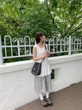 Pept Patch Banding Cargo Bermuda Pants