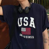 USA washing short sleeve