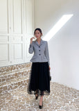 Pierre Double Tulle Banding Skirt