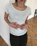 Newol Embroidered Short Sleeve T-shirt
