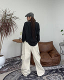 Neron cargo wide banding pants