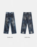 25SS Summer Destroyed Denim PT