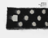 Loltz Dot Color Matching Wool Angora Fur Muffler