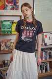 Lucky Day CROP Ringer Tee