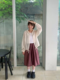 [unisex] Homecar Vintage Pigment Banding Bermuda Pants