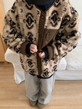 Cudor Ethnic Fleece Over Jumper