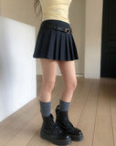 Noki Striped Pleated Mini Skirt
