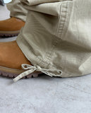 Benon Washed Buckle Cargo Pants