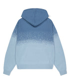 BASIC LOGO OMBRE KNIT HOODIE