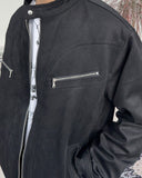 Halen biker suede jacket