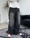 Miobeu Washing Wide Denim Pants