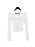 Renkit Hook Corset Collar Shirt