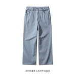 Nine Stripe Wide Denim Pants