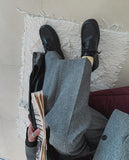 Met Bocashi Bellbottom Wide Slacks
