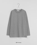 [Unisex] Caliton Cotton Plain Over Long Sleeve Tee