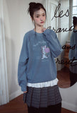Tabby Love Raglan Pigment Sweatshirt
