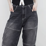 (Unisex) Liza Pocket Wide Denim Pants