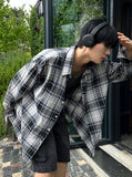 Summer check board cutting shirt