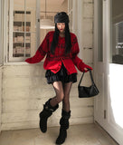 Meritz Wool Argyle Cardigan