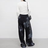 (Unisex) Motio Printed String Slit Pants