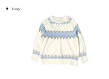 Emb Nordic Jacquard Loose Knit