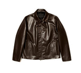 Horsehide Round Cut Single Jacket