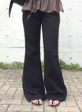 Rowe Tencel Cotton Low-Rise Bootcut Pants