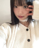 [MADE] Torin Mongle V-neck muffler cardigan set