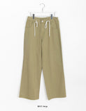 Carshaton Size Strap Cotton Wide Pants