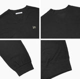 MESH V-NECK KNIT
