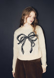 Ribbon Brush CROP Knit