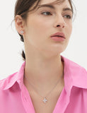 Essence Silver (W) Moissanite Bain Necklace