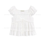 Shuyi Lace Puff Blouse