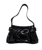 Kiromil Glossy Shirring Belt Shoulder Bag